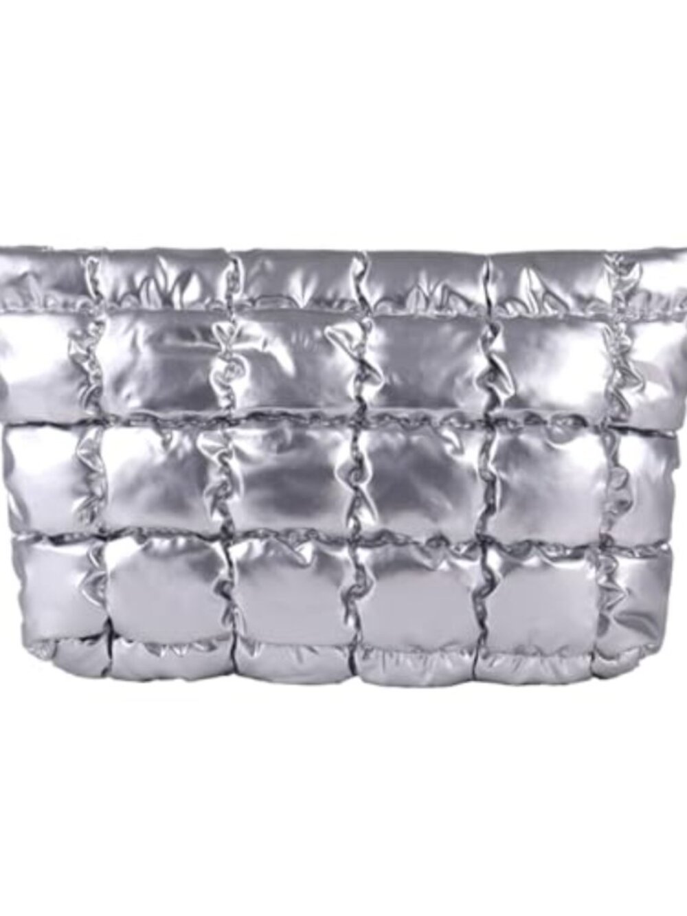 Puffy Quilted Makeup Bag Cosmetic Travel Pouch